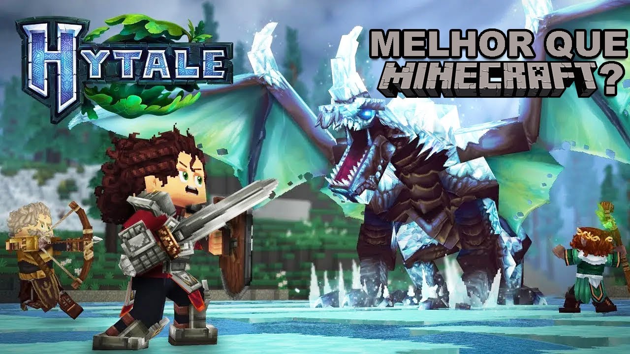 HYTALE é MELHOR que MINECRAFT?