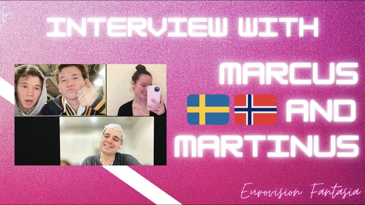 Marcus & Martinus Interview (Melodifestivalen 2023, Sweden🇸🇪) Eurovision Fantasia