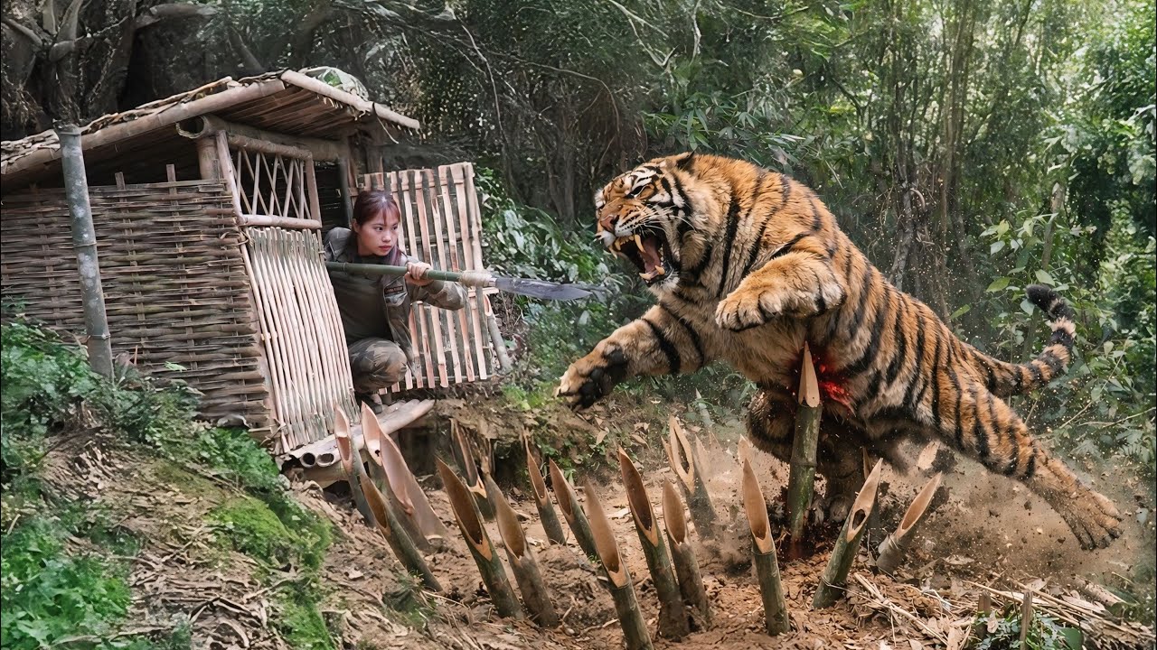 Attacked unexpectedly by wild animals, panic and run: survival skills in the wilderness