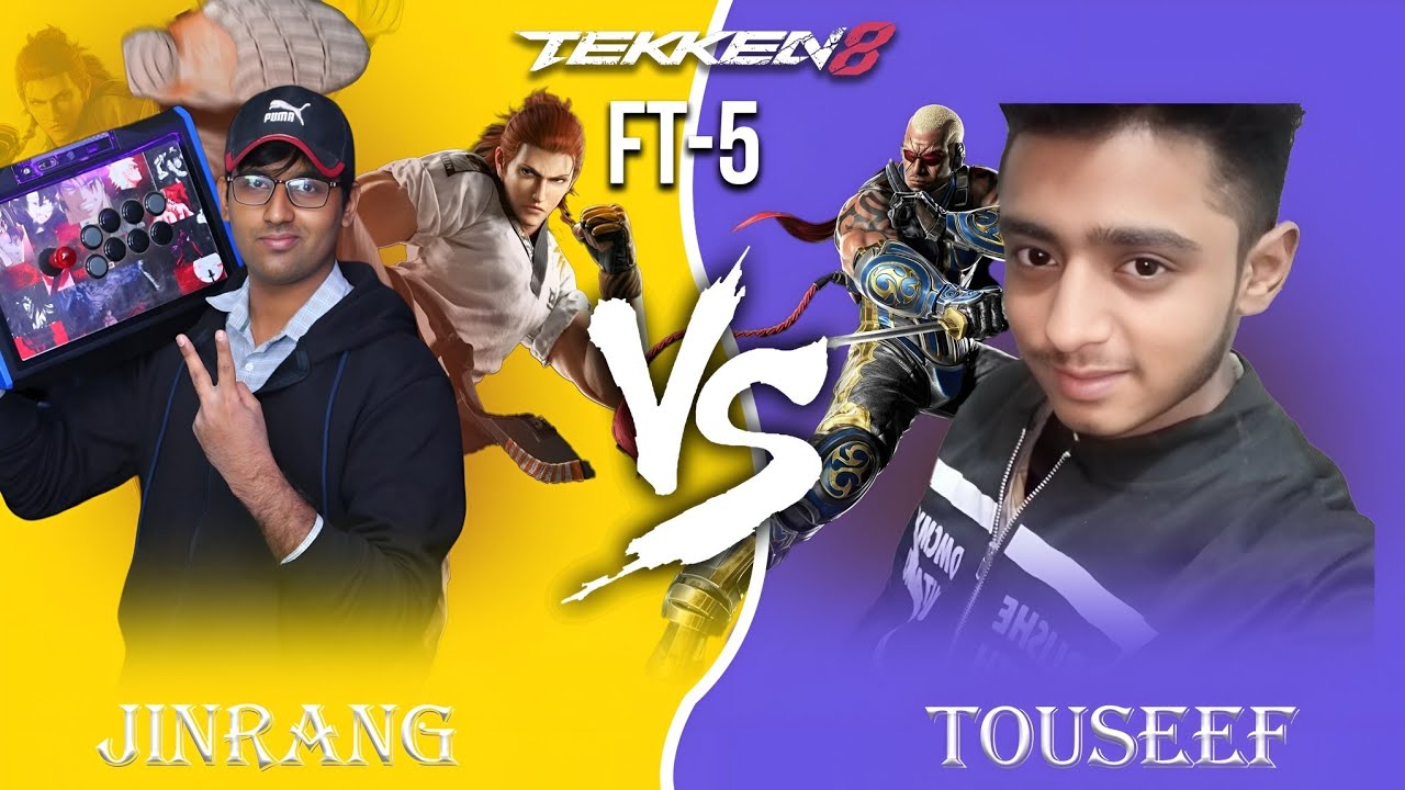Clash With a Raven Pro - TEKKEN 8 : Jinrang (Hwoarang) vs Touseef (Raven) FT 5