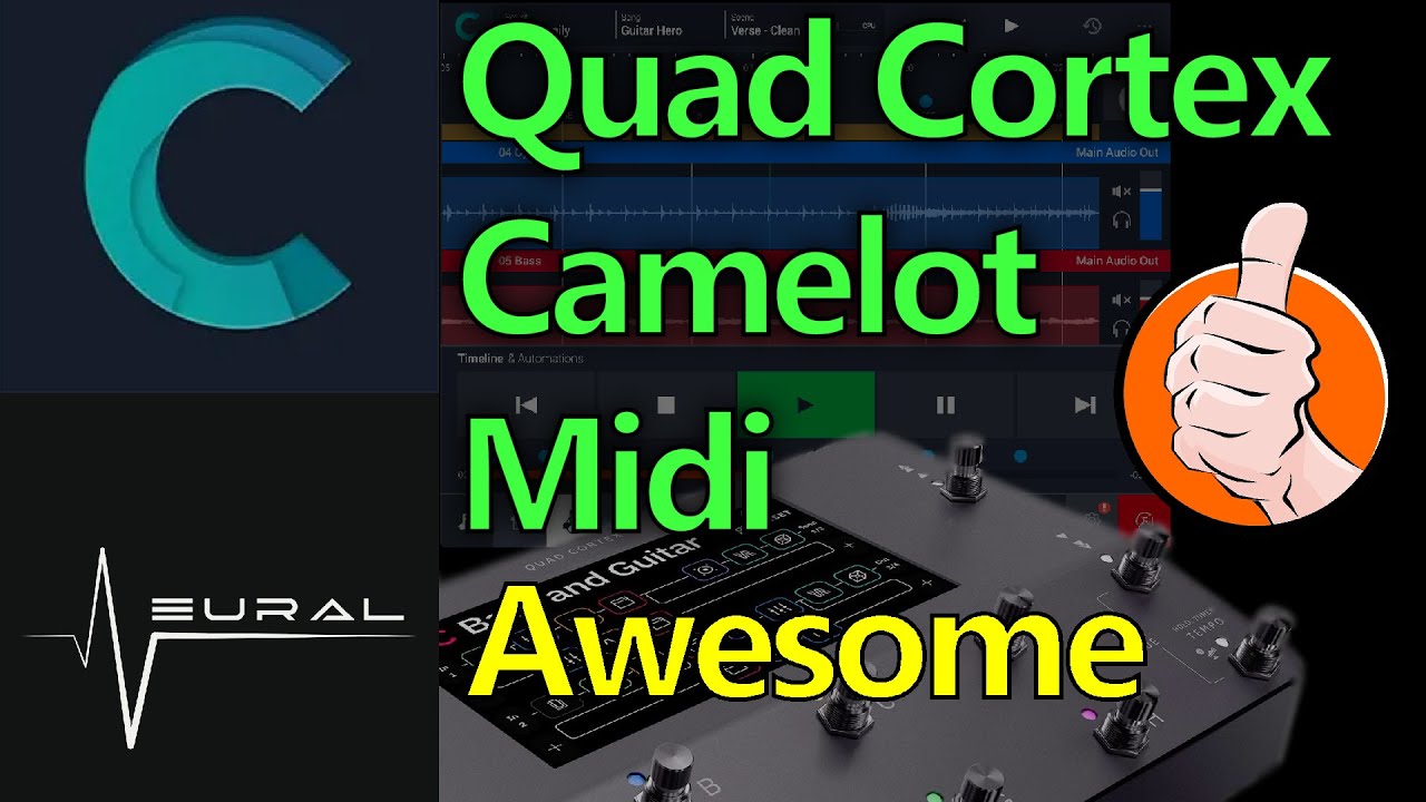 Quad Cortex and Camelot on iPad