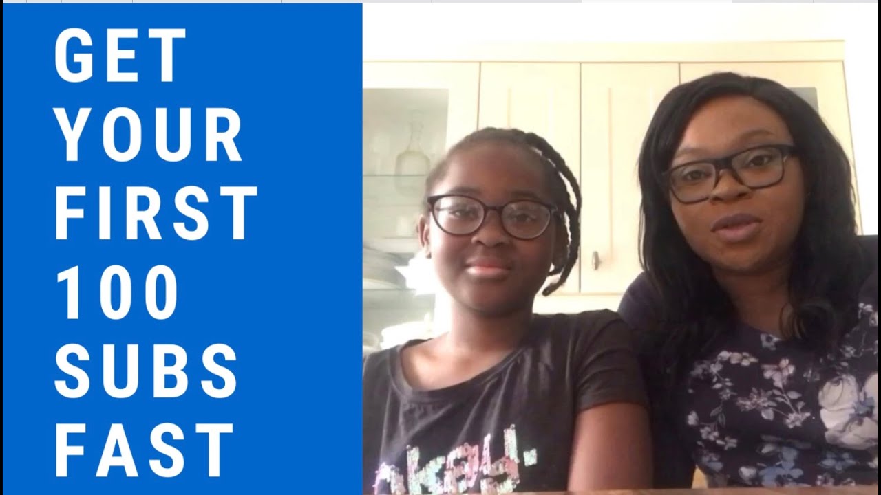 HOW TO GET YOUR FIRST 100 SUBSCRIBERS FAST ON YOUTUBE