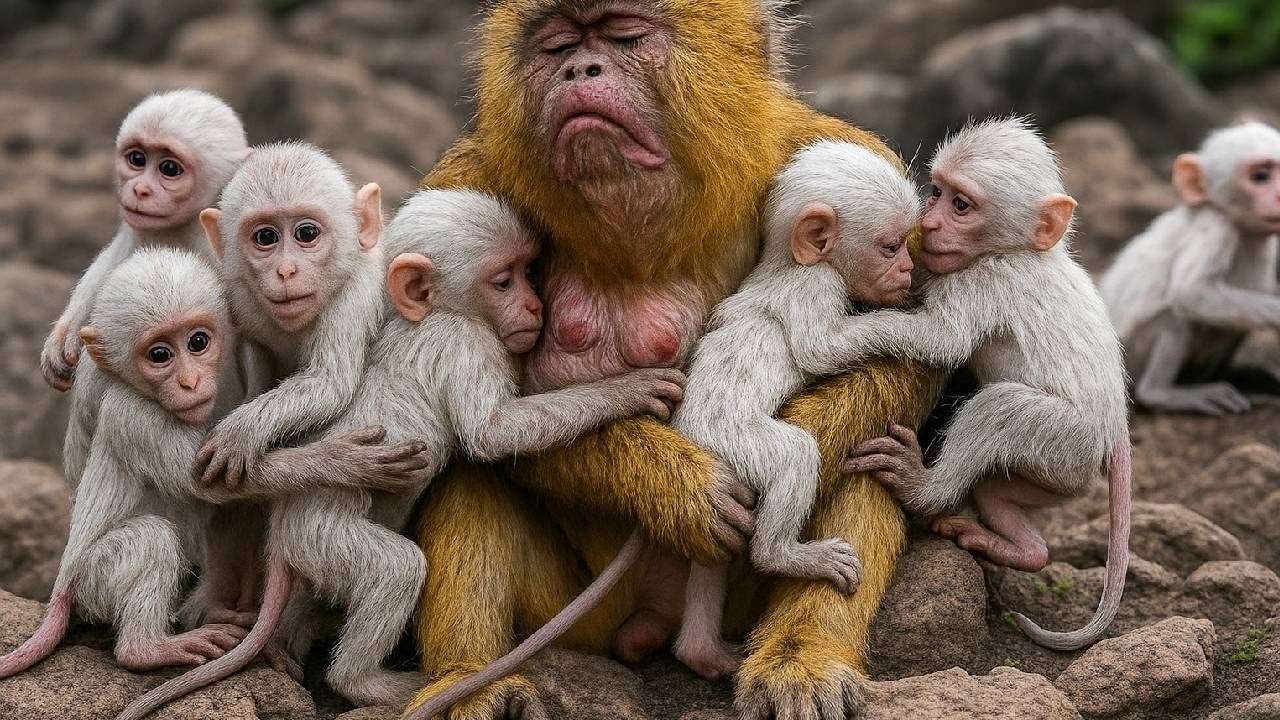 He Looked Completely Helpless — Leo Monkey’s Moment