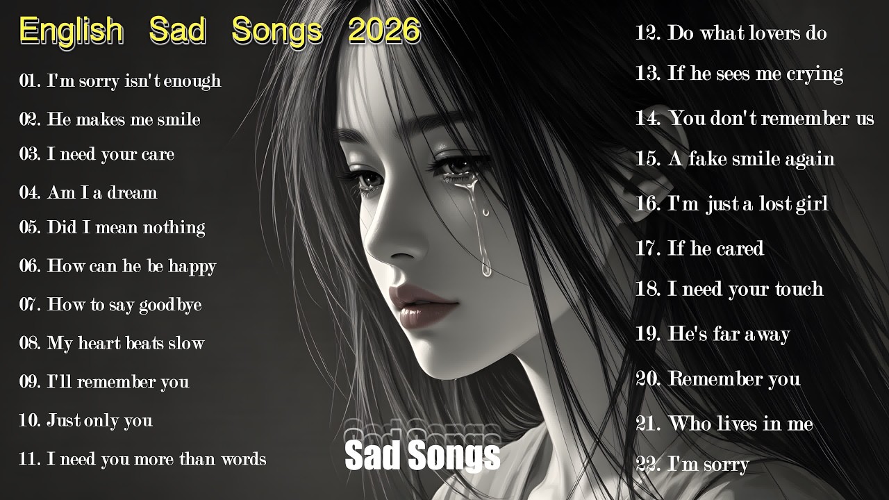 Best English Sad Songs 2026 - NiExshadow || Top Trending Song TikTok || Heartbroken Songs Playlist