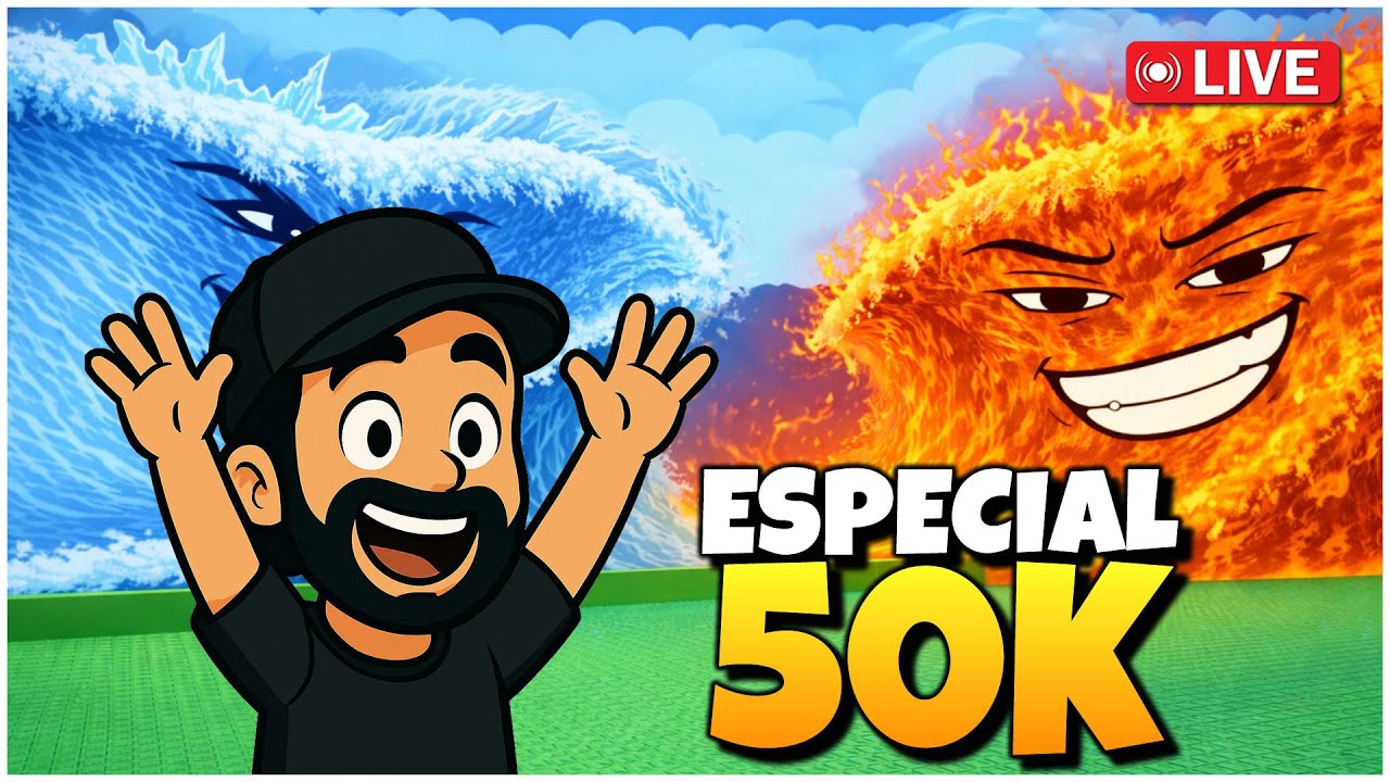 FUJA do Tsunami para Brainrot Ao VIVO (ESPECIAL 50K) #ROBLOX