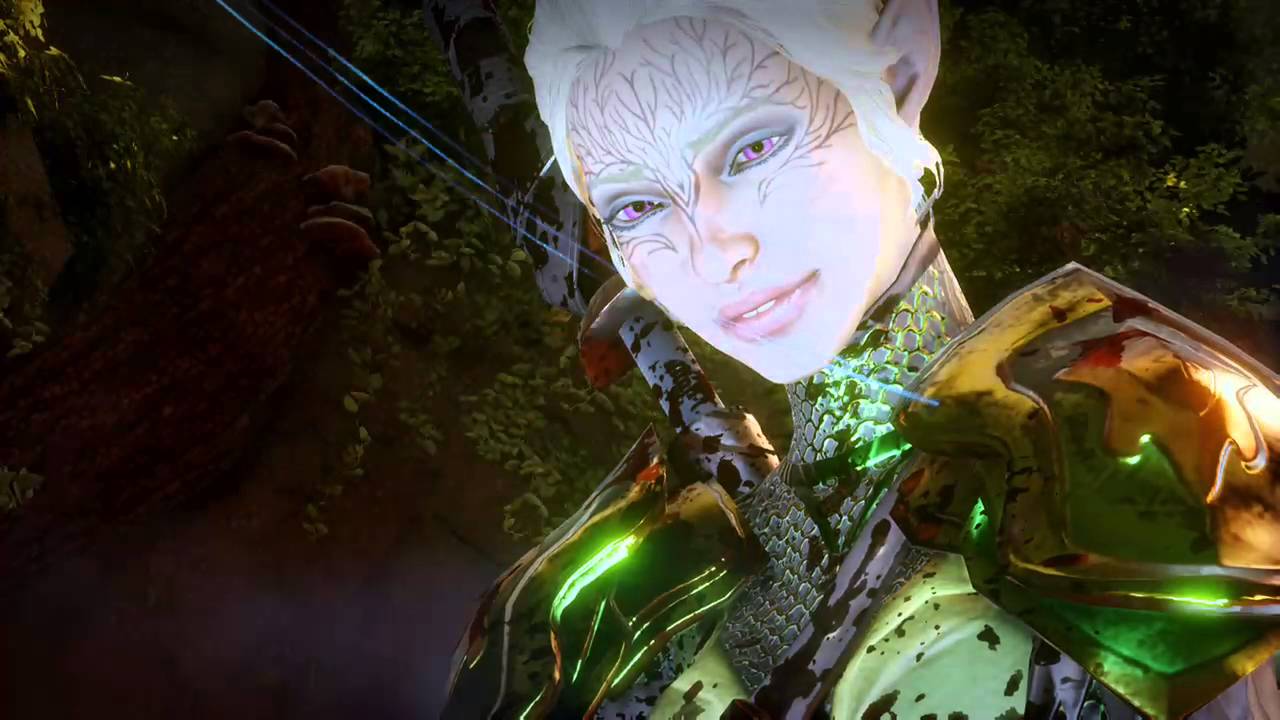 Dragon Age Inquisition -  Lavellan Drinks from the Well Of Sorrows. (Romancing Solas)