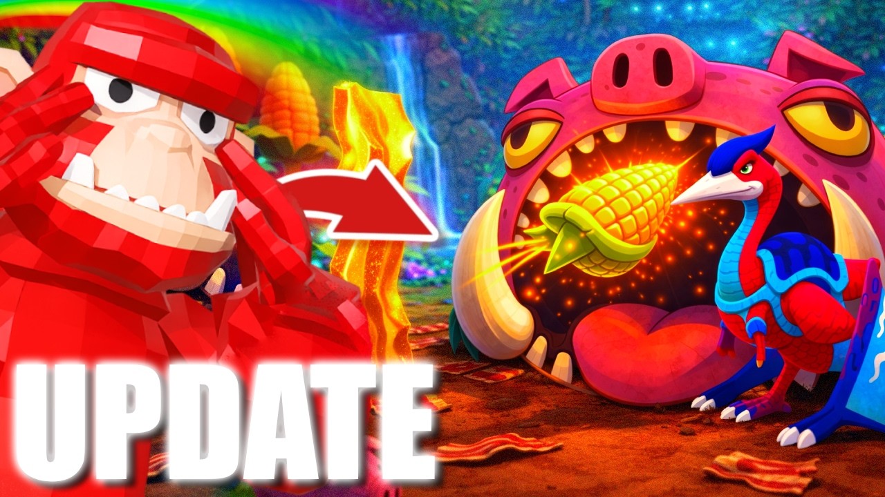 NEW SHELLADACTYL FUSION DINO + NEW PIG VALLEY MAP UPDATE In UG VR!
