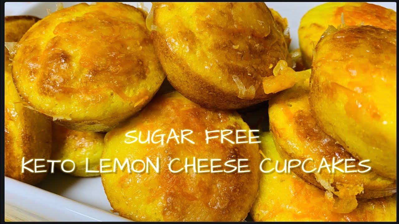 SUGAR FREE KETO LEMON CHEESE CUPCAKES