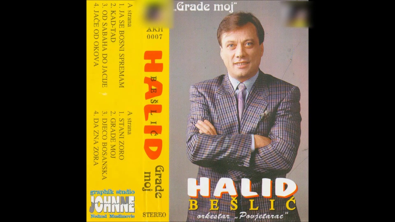 Halid Beslic - Ja se Bosni spremam - (Audio 1993)HD