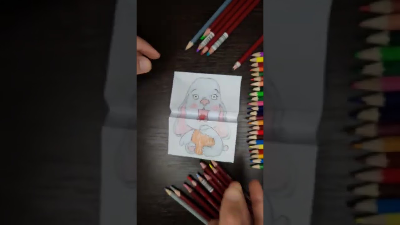 Adorable Rabbit - Coloring, How to draw 