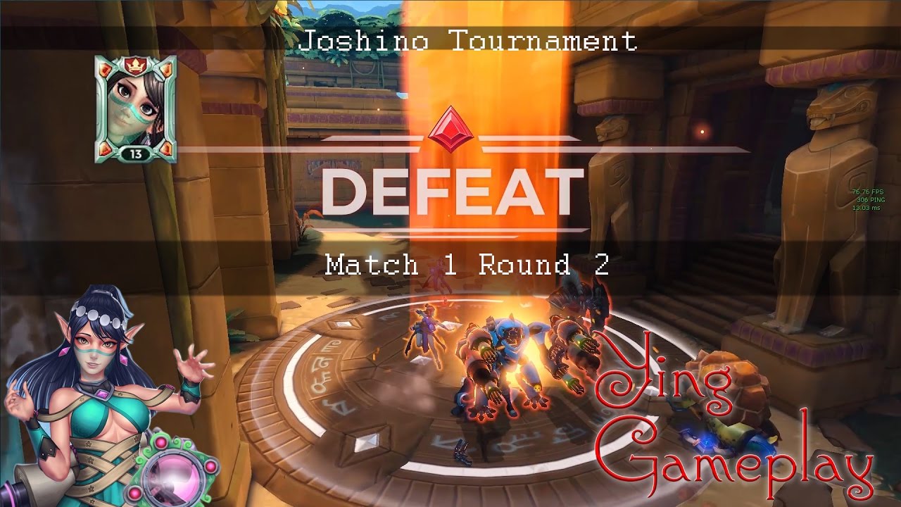 Paladins Joshino Tournament - Ying Gameplay -Team 28 - Match 1 Round 2