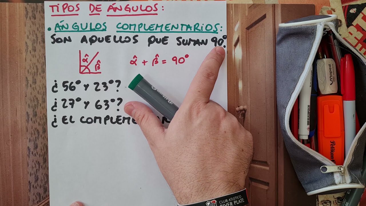 Ángulos: Concepto, clasificación, construcción y tipos.