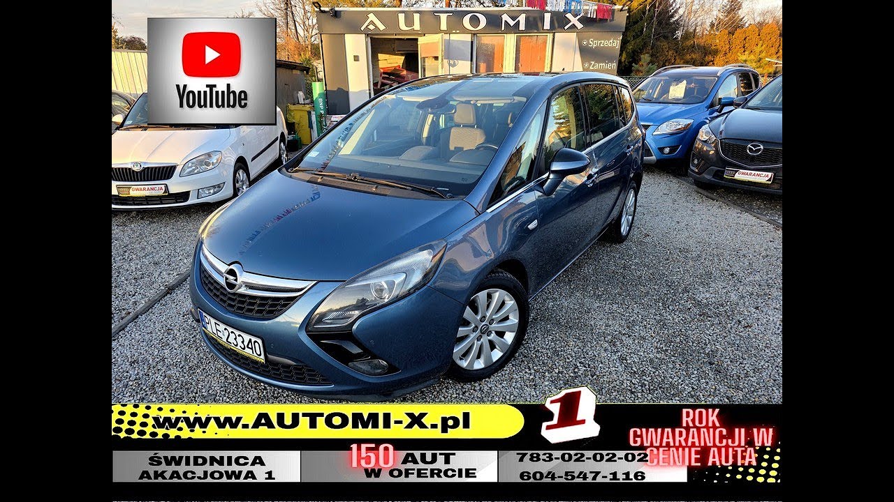 AUTOMI-X.PL PONAD 150 AUT W OFERCIE - OPEL ZAFIRA 2012R. 2.0D 165 KM - COSMO NAJBOGATSZY /ZAREJ.W PL
