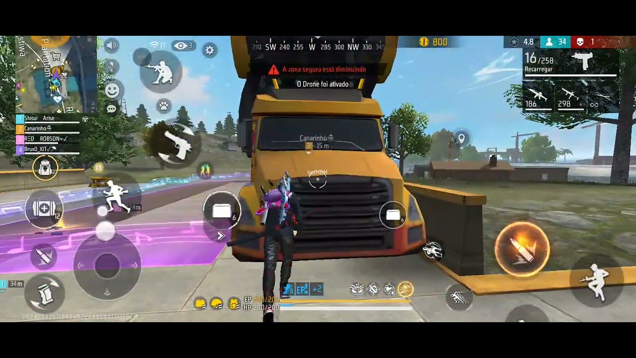 Indo BR ranqueada de quase Dei BOOYAH. ( free fire)✓ⵧ☂