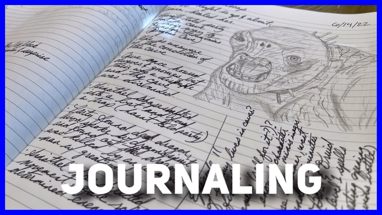 Solo RPG Journal - How I Recap a Session (Also for DnD Journal)