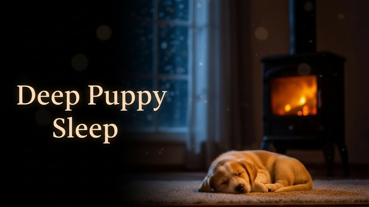 Deep Puppy Sleep 🐾 | Peaceful Snowy Night for Calm & Rest (Ep.12)