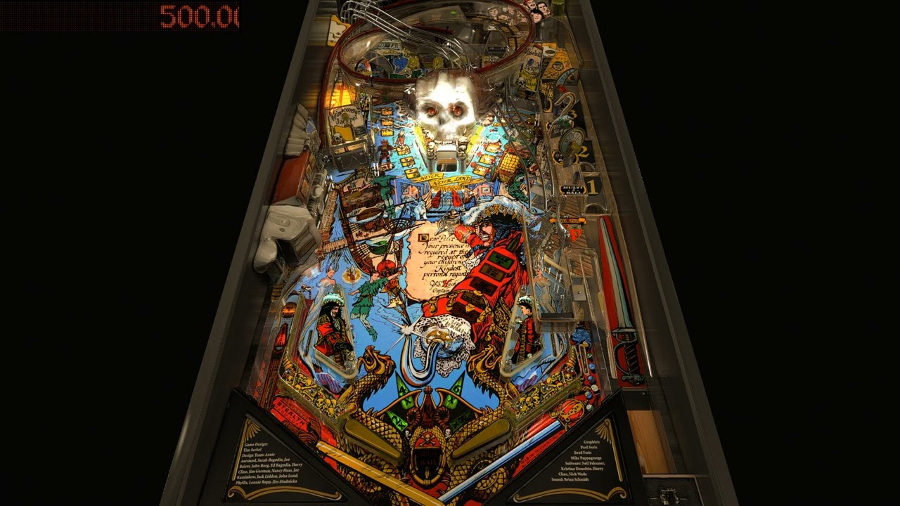 Hook (Data East 1992) VPW Mod 1.0 - Pinball VPX