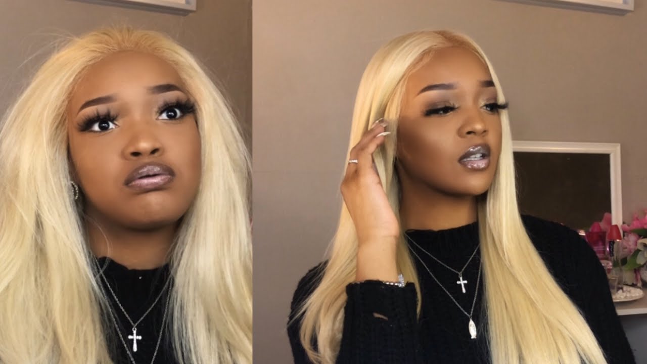 Beautiful Blonde Lace Front Wig ft Sensationnel What Lace? Cloud 9 Swiss Lace Wig!Janelle |color613