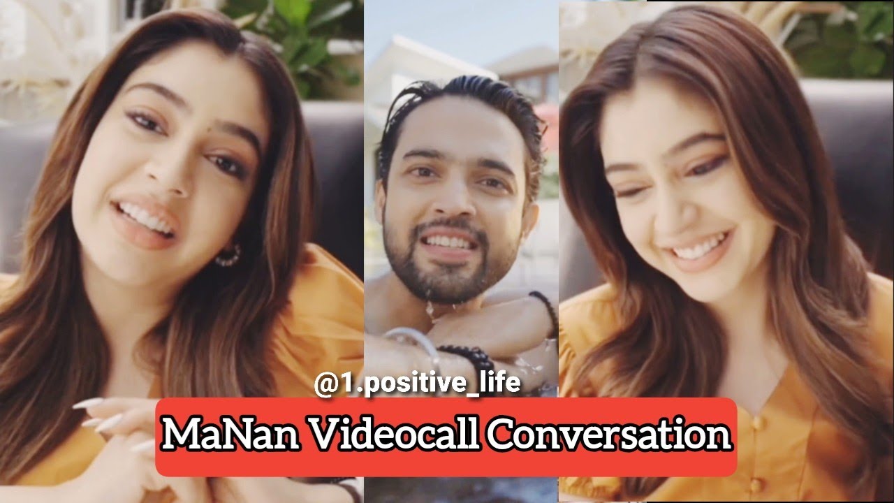 MaNan Hacked Videocall Conversation 💝 #trending #manan #love #scene