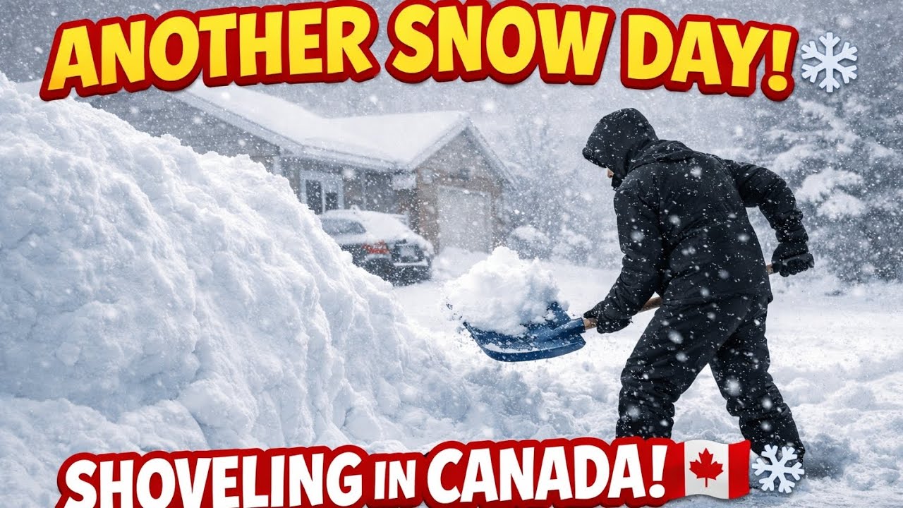 Heavy snowfall na Naman sa New Brunswick Canada 
