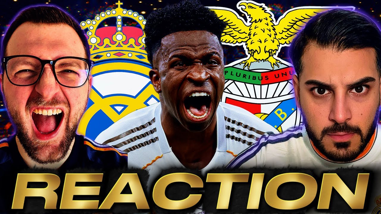 VINI GOLAZO! 🔥 REAL MADRID 1-0 BENFICA CHAMPIONS LEAGUE REACTION