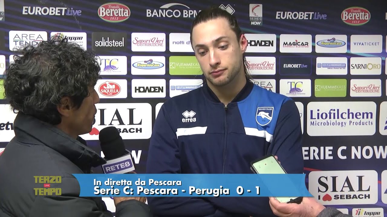 Pescara - Perugia 0-1 Plizzari: 