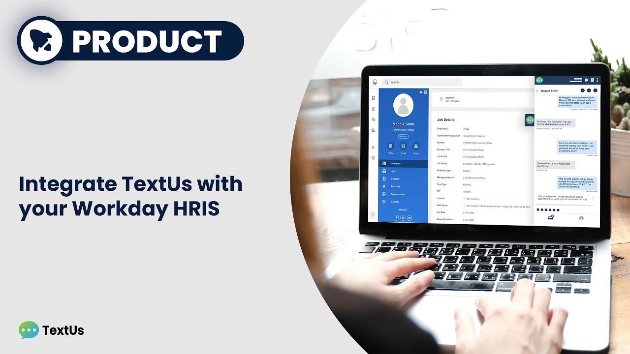 Integrate TextUs with your Workday HRIS
