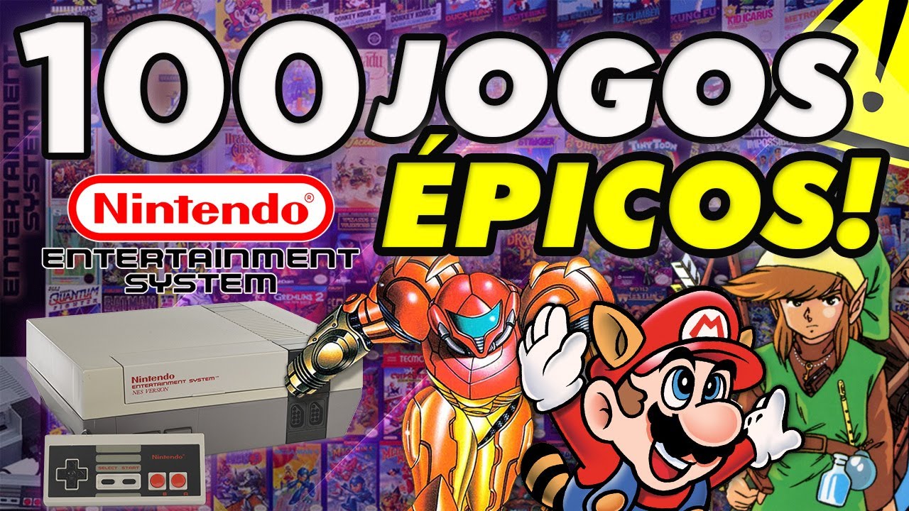 100 JOGOS &Eacute;PICOS de NES! Do OS MELHORES - ESPECIAL 40 ANOS do NINTENDO 8-BITS 🏆🎉