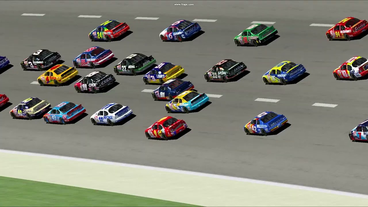 Nascar Racing 2003 Crashes, Blowovers and Flips #2