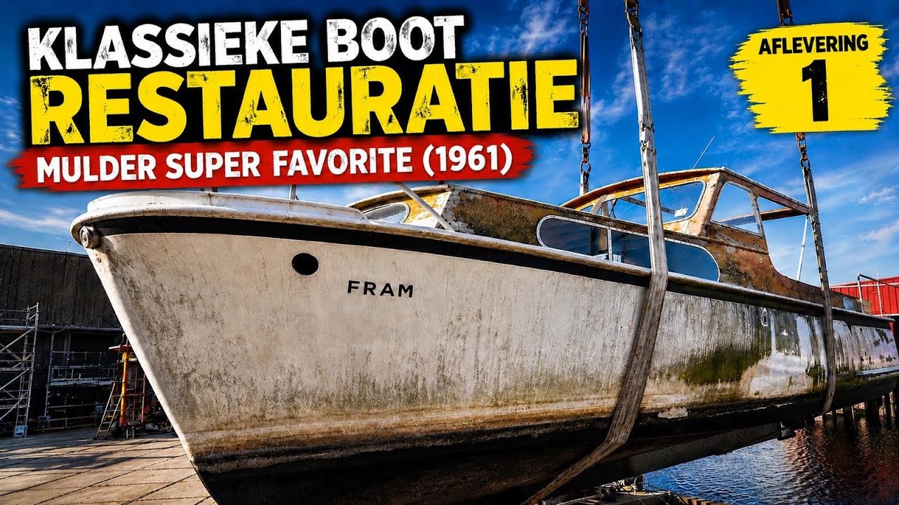 Klassieke Boot Restauratie: Mulder Super Favorite 950 AK uit 1961 - Aflevering 1 de eerste inspectie
