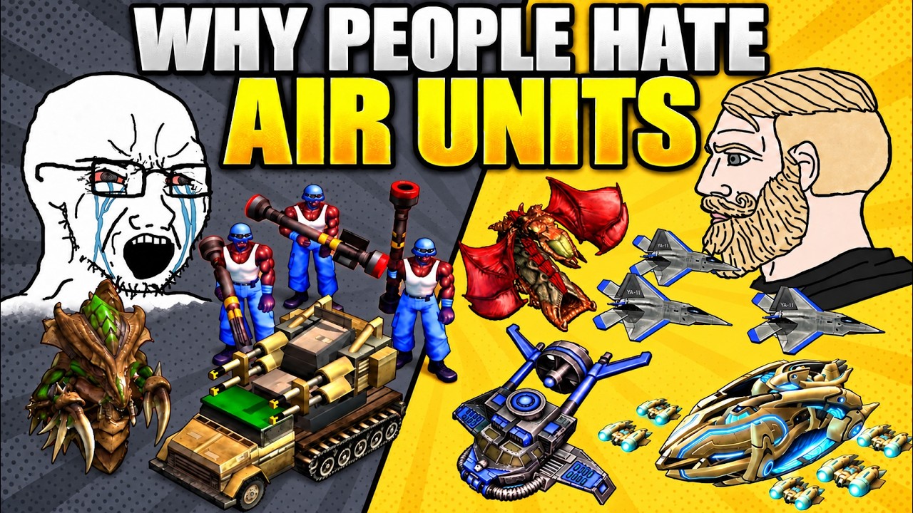 Why Air units are so difficult to balance in RTS games