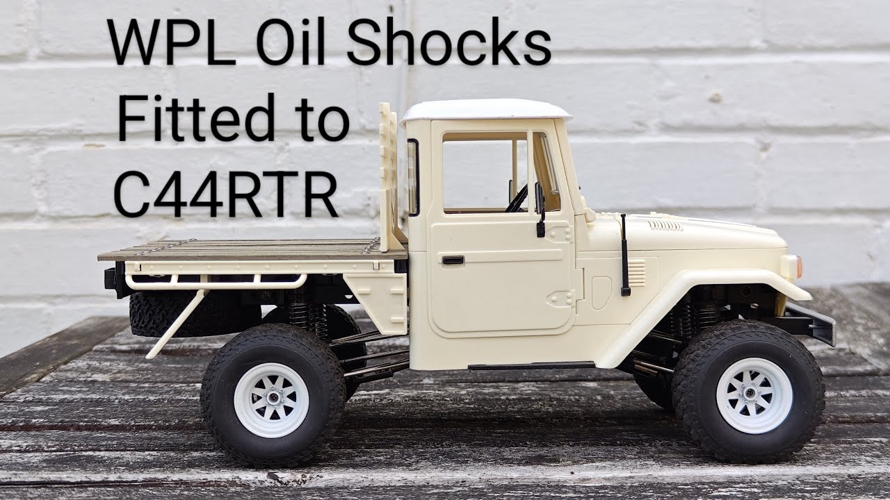 Fitting WPL Oil Shocks to a modded C44RTR