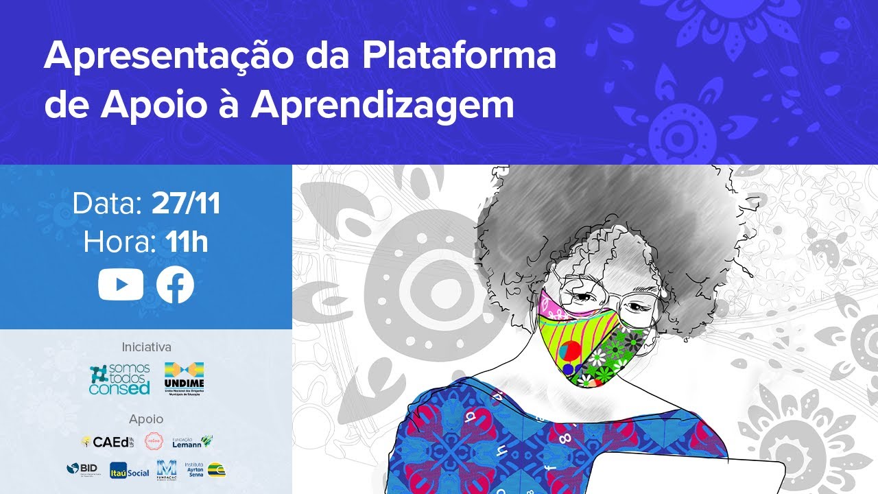 Apresentação da plataforma de apoio à aprendizagem