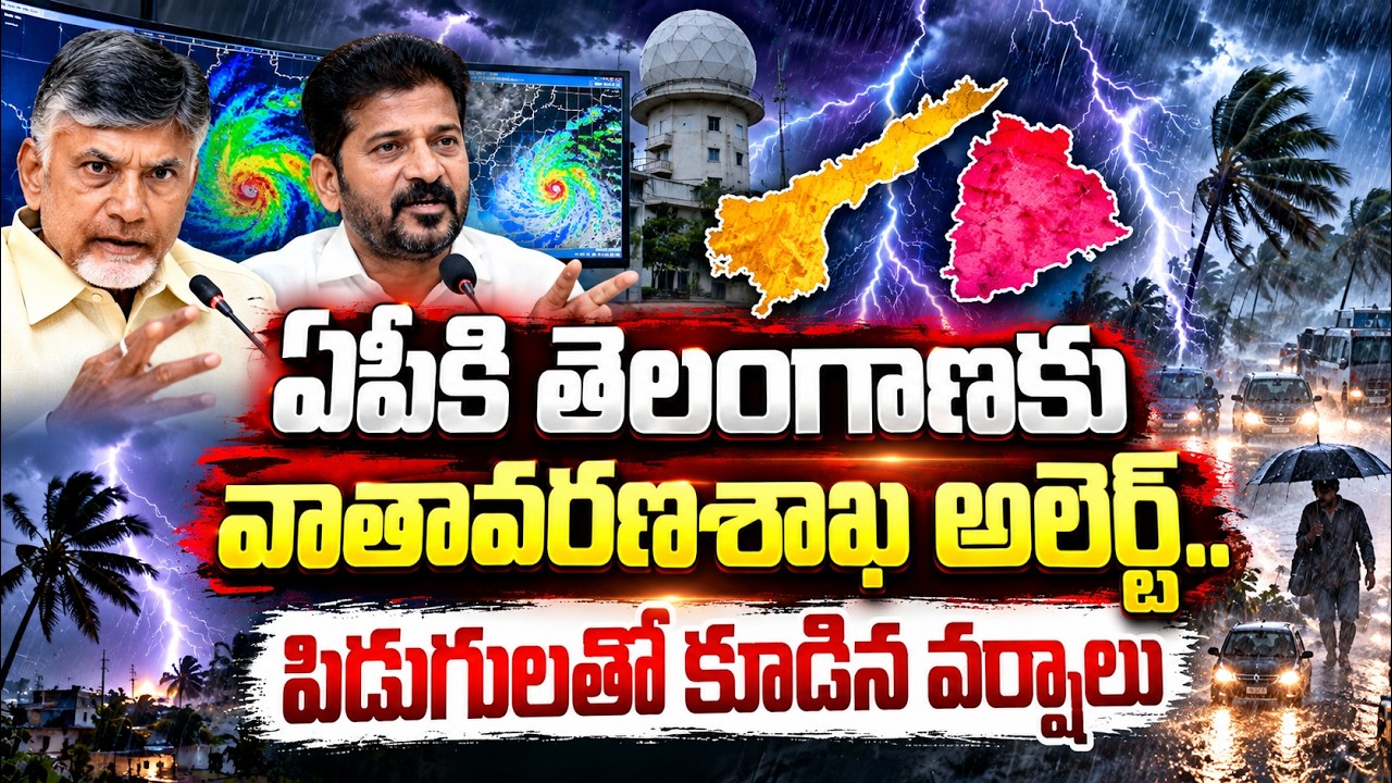 🔴Live : రెయిన్ అలర్ట్ | Rain Alert in Ts & Ap | Hyderabad Weather Report | SumanTV
