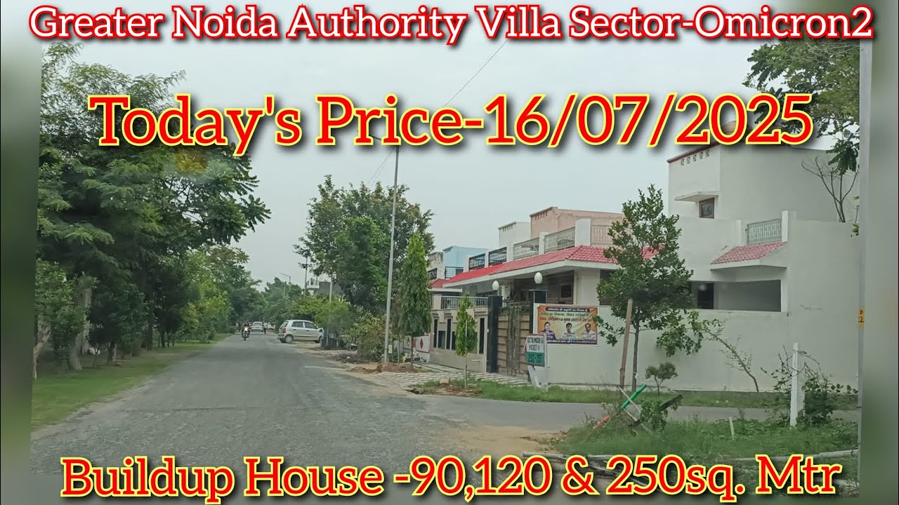 Greater noida Authority Buildup house Sector-Omicron-2,  90,120 & 250mtr house