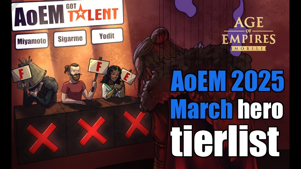 Age of Empires Mobile | S3 March 2025 Hero Tier List