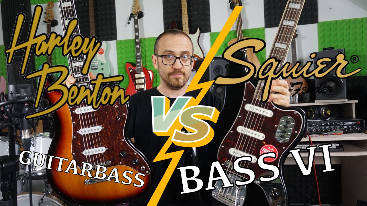 Harley Benton GuitarBass VS. Squier Classic Vibe BASS VI (ENG SUB)