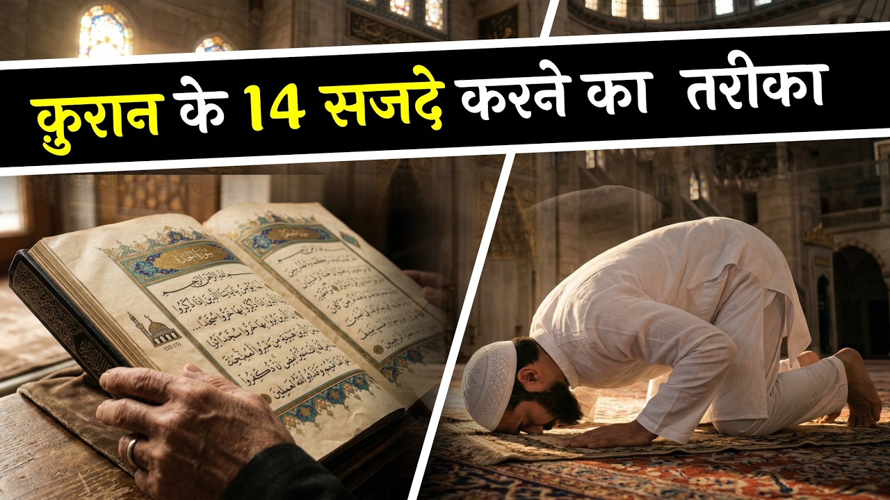 Sajda E Tilawat Ka Tarika | Quran Ke Sajde Kaise Kare | Ayat E Sajdah