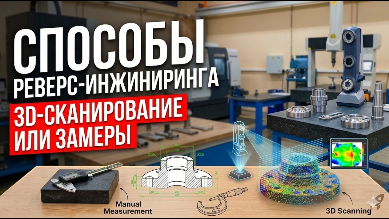 Реверс-инжиниринг. Когда нужно 3D сканирование?