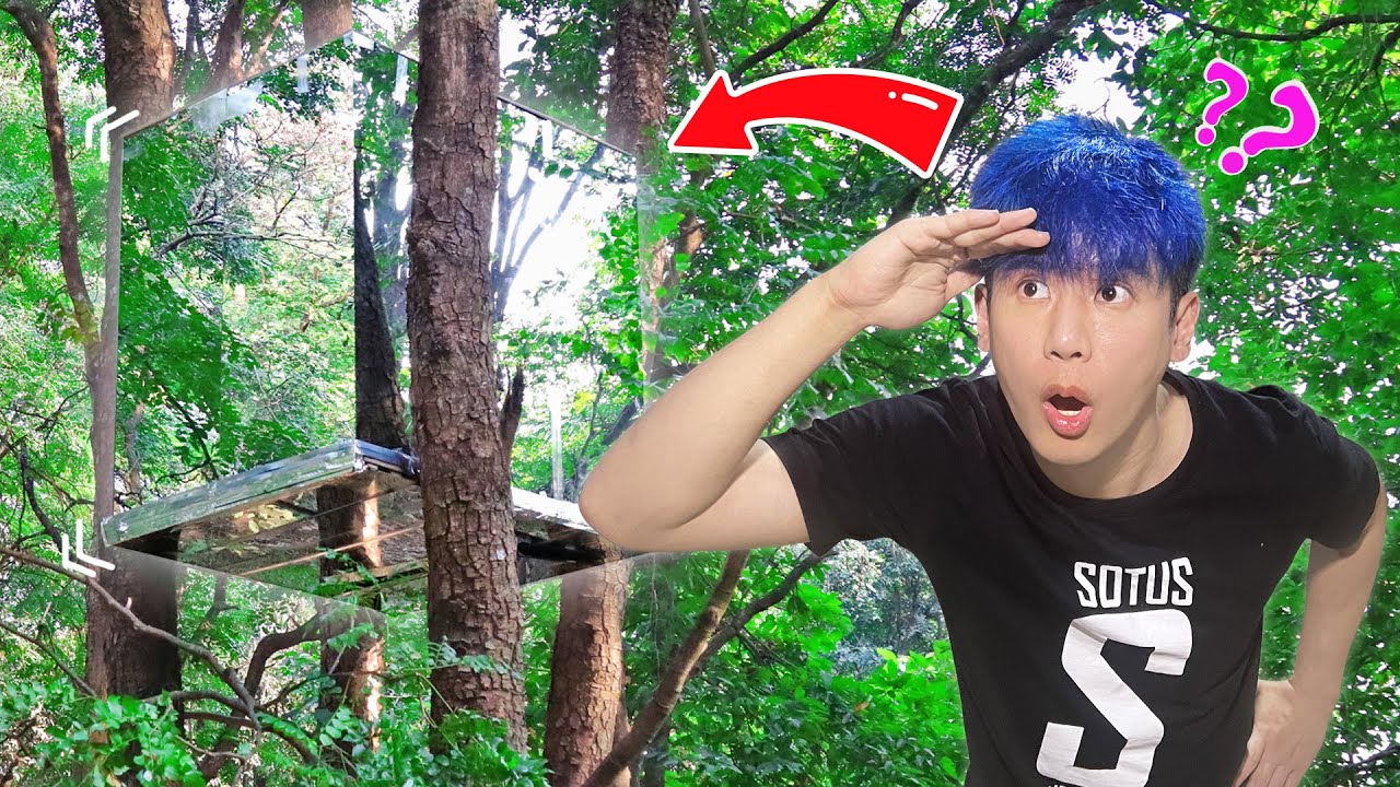 ผมสร้างบ้านต้นไม้ล่องหน?! หนีไปแอบอยู่บนนั้น 24 โมง!!
