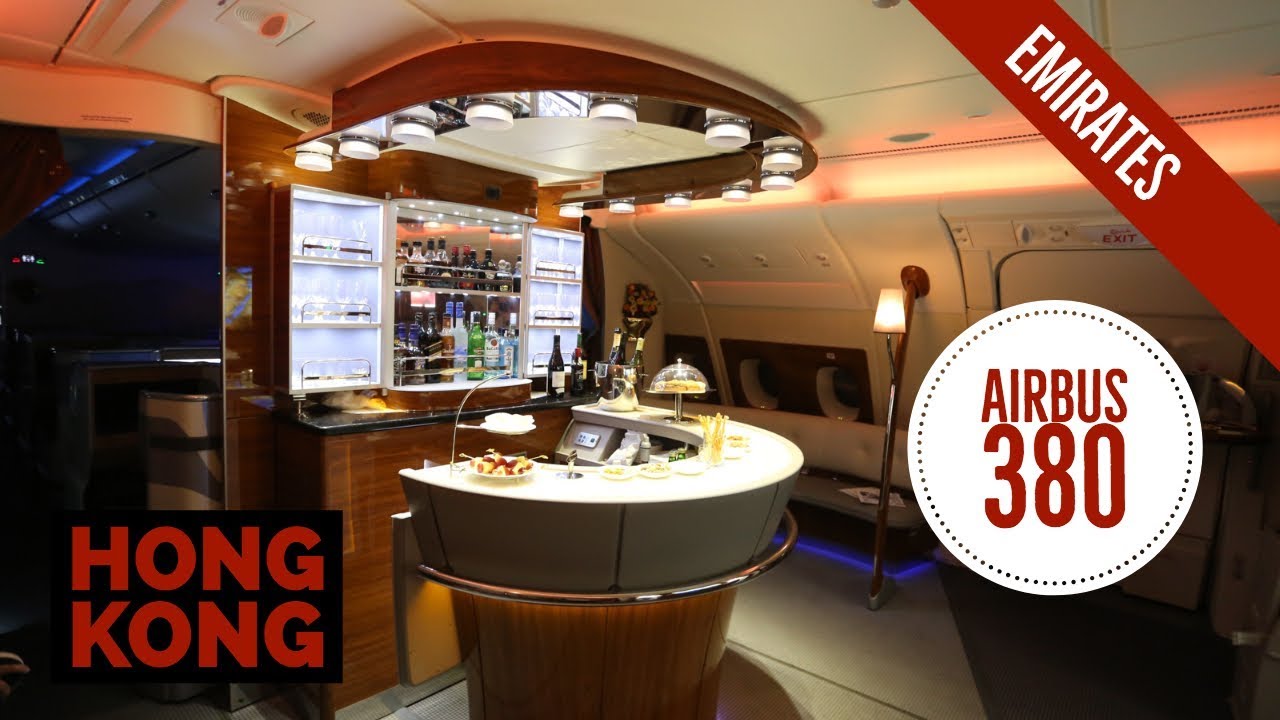 Airbus 380 Emirates Dubai Hong Kong - Full experience