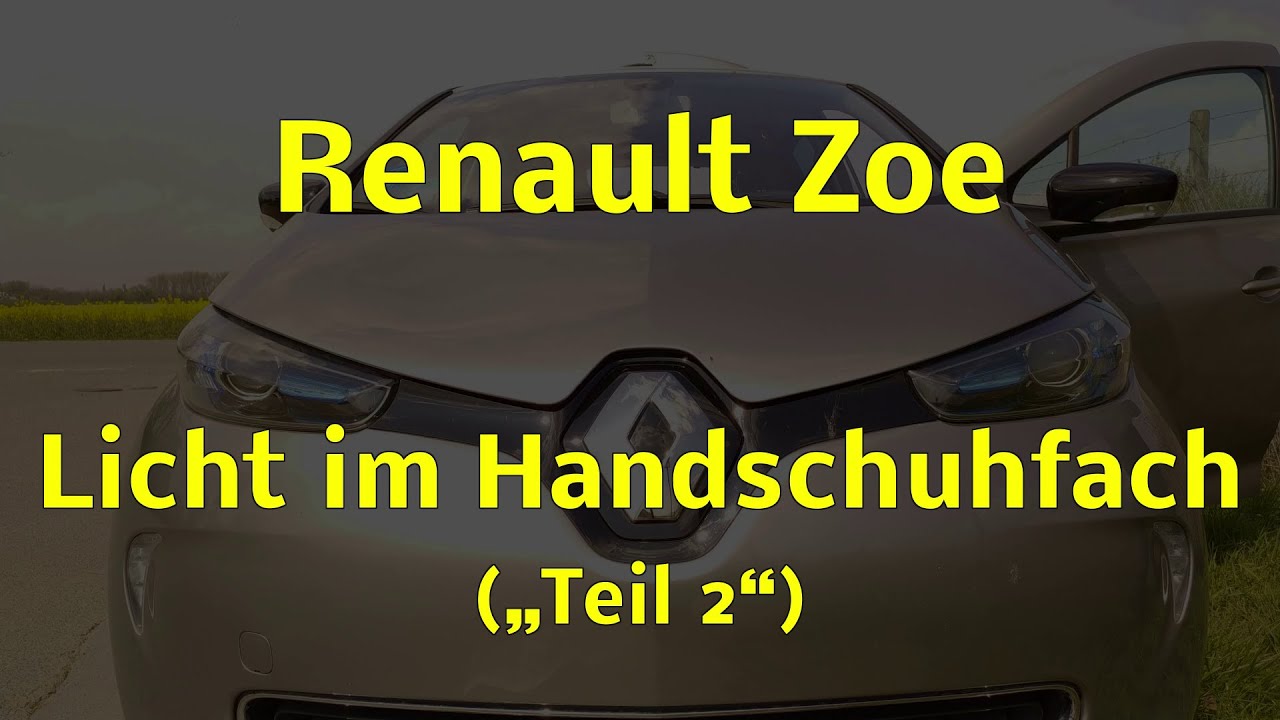 𝗥𝗲𝗻𝗮𝘂𝗹𝘁 𝗭𝗼𝗲:  Licht im Handschuhfach (