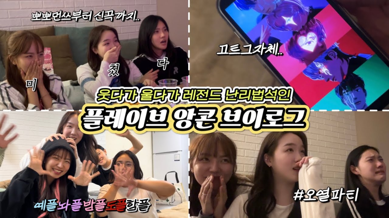 [플리로그] 울고 웃고 분노하고… 인사이드 플리 그 자체였던 플리들의 플레이브 앵콜 콘서트 온콘 관람 브이로그 (미침 주의⚠️)