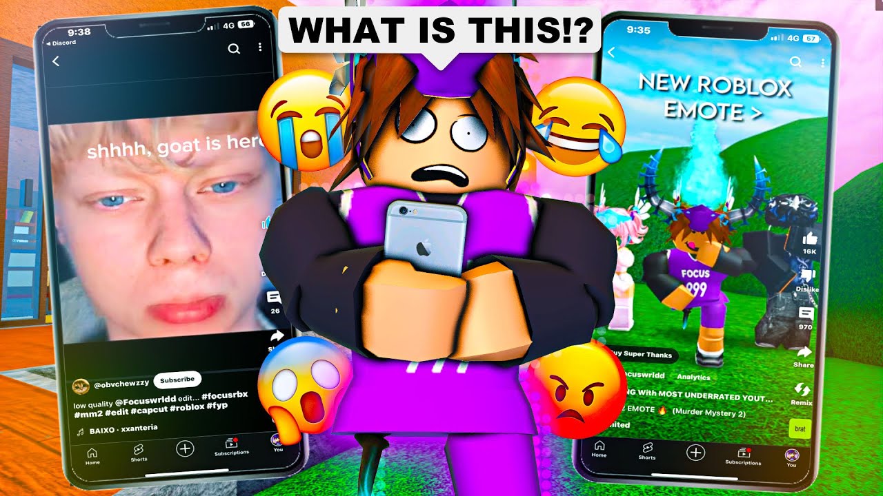 REACTING to FANS VIDEOS of ME in MM2.. 😱 (Murder Mystery 2)