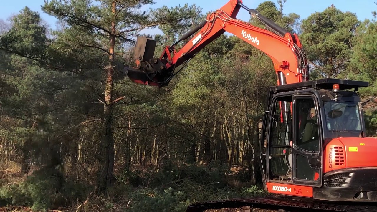 Kubota KX080 Ultra Low Ground Pressure Excavator