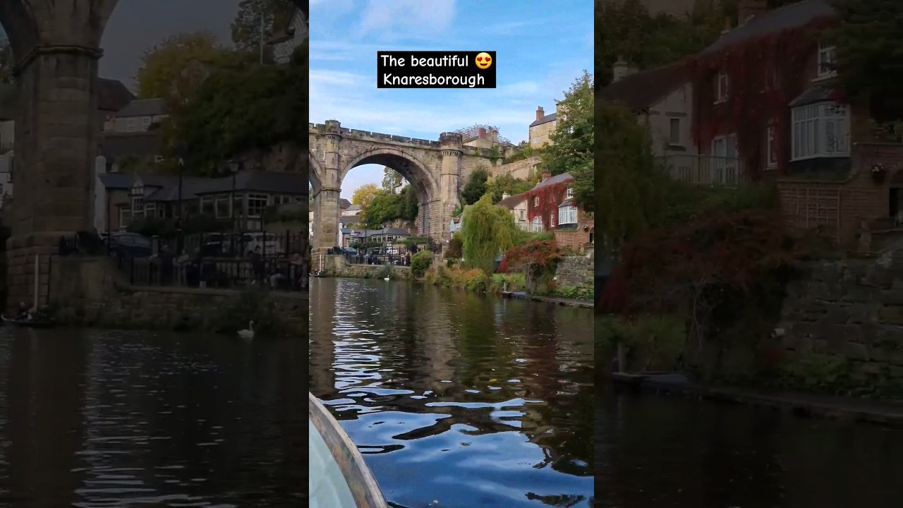 The beautiful😍 town of 📍Knaresborough  #travel #shorts #knaresborough #yorkshire #visityorkshire