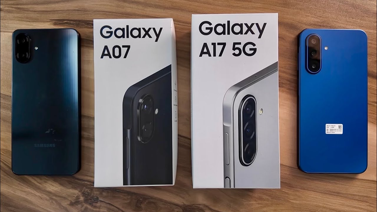 Samsung Galaxy A07 vs Samsung Galaxy A17 5G
