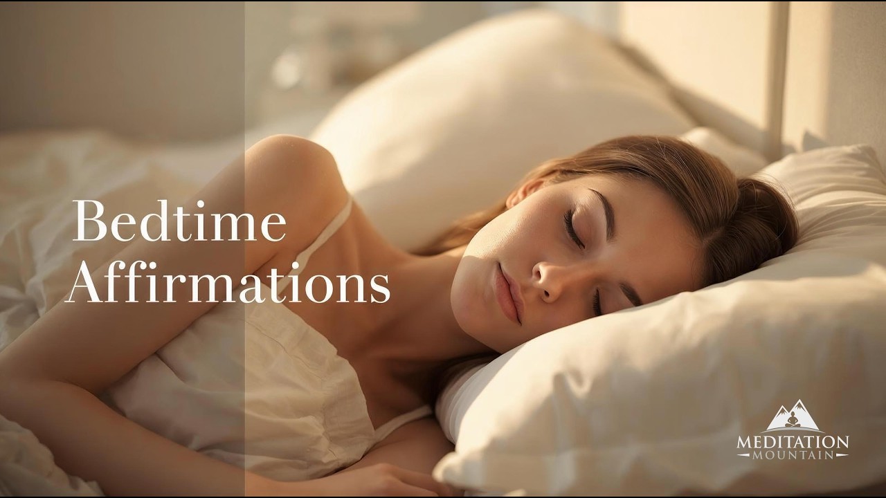 Bedtime Affirmations for Healthy Sleep (Evening Healing Meditation)