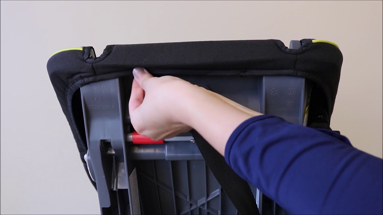 Graco® Contender™ 65 How to Remove and Replace the Car Seat Cover
