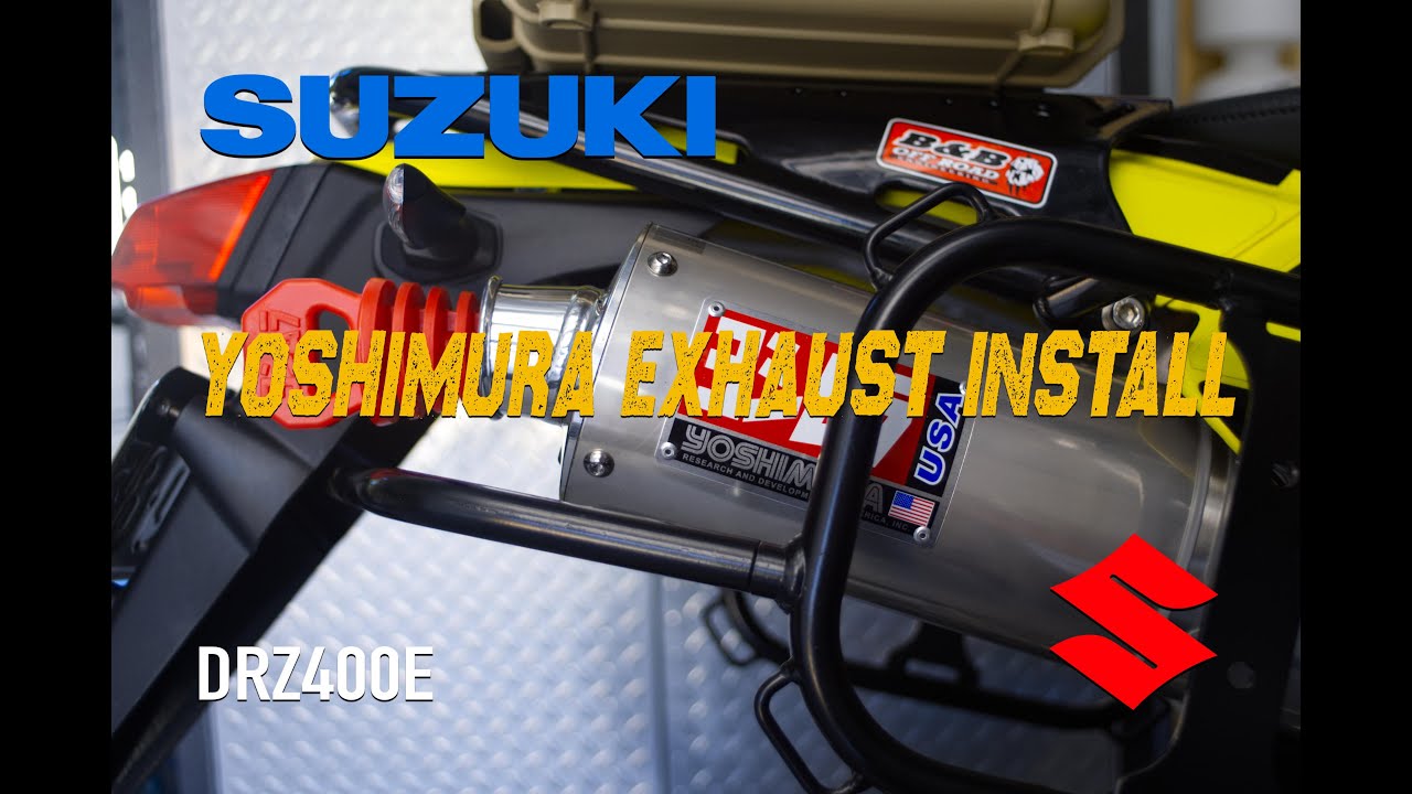 Ep 20. Suzuki DRZ400E Yoshimura RS3 Exhaust Install